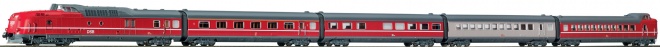 5 unit Diesel rail car type MA Lyntog Digital with Sound<br /><a href='images/pictures/Roco/63057.jpg' target='_blank'>Full size image</a>